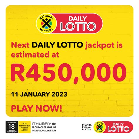 lotto result jan 11 2023|Here are the Wednesday Daily Lotto results: 11 January 2023.